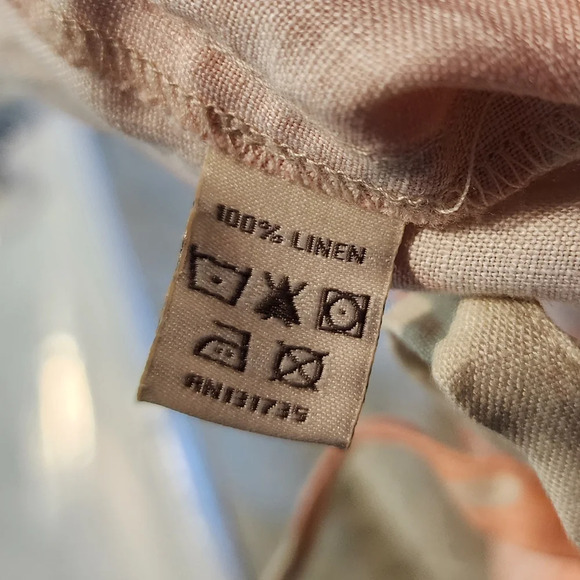 NWT Size Small Margaritaville 100% Linen Skirt Monstera Print Tropical Vacation - Picture 5 of 5